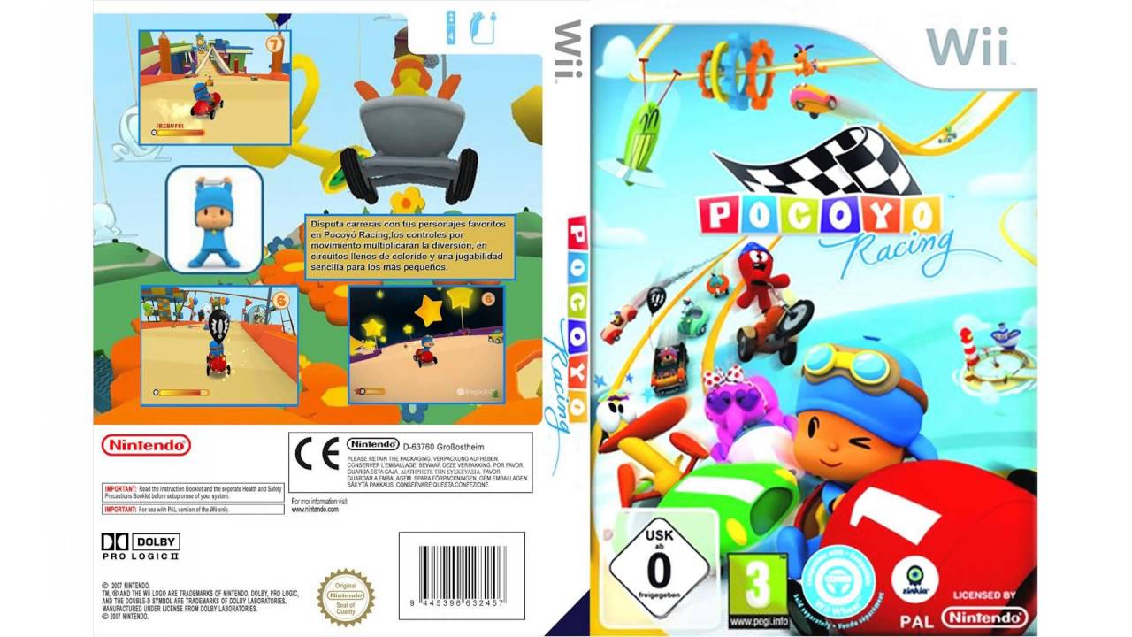 Pocoyo Racing Wii Pal Iso